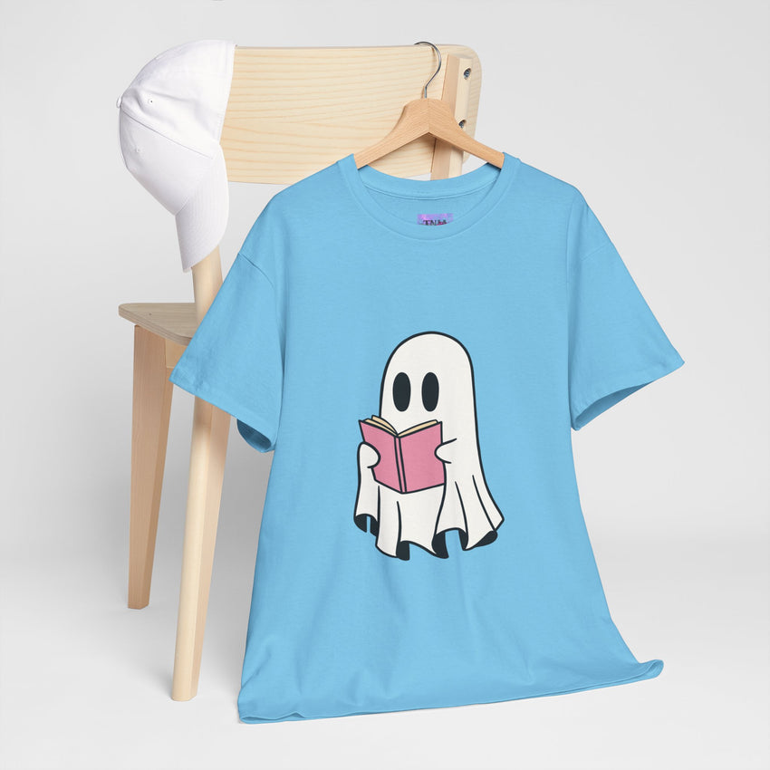 Ghost Book Unisex Heavy Cotton Tee