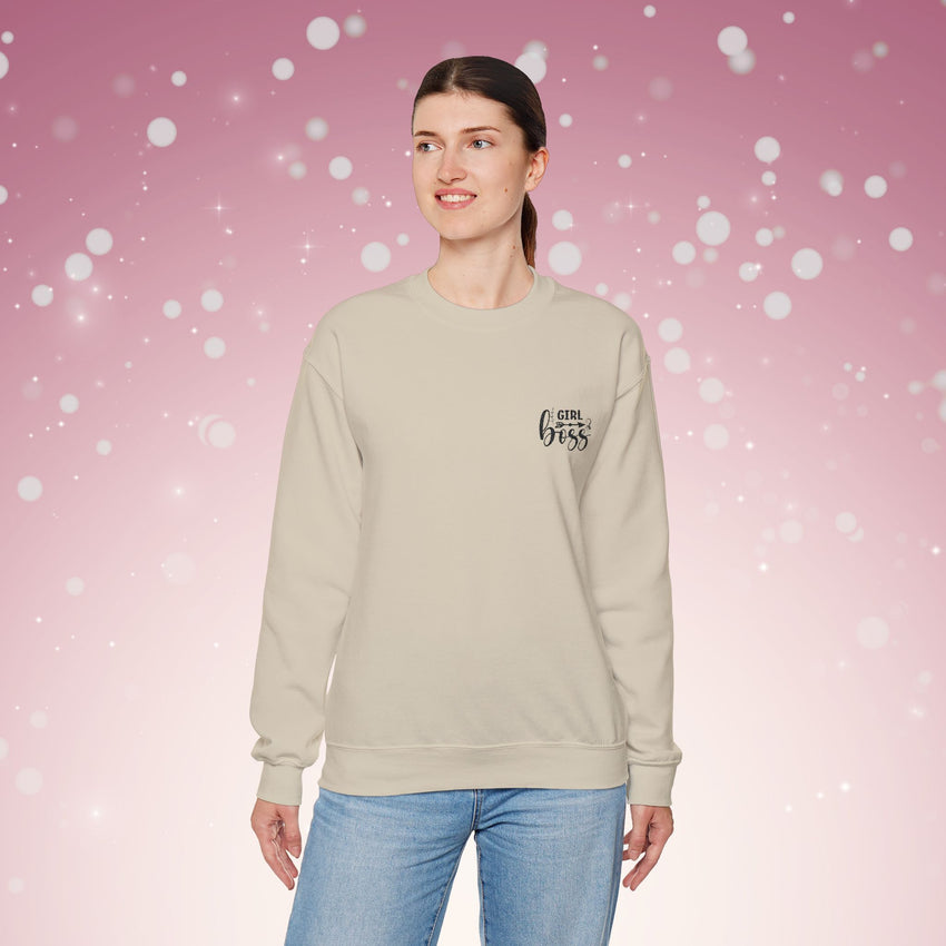 Embroidery Girl Boss Sweatshirt