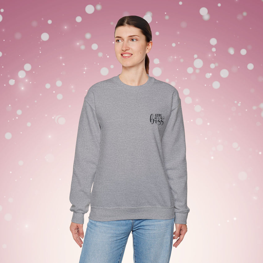 Embroidery Girl Boss Sweatshirt