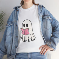 Ghost Book Unisex Heavy Cotton Tee