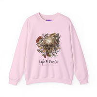 Life & Death Classic Crewneck – Stylish ComfortDiscover pure comfort with the Life & Death Classic Crewneck, a 50/50 cotton-polyester blend, perfect for cozy warmth and enduring style.