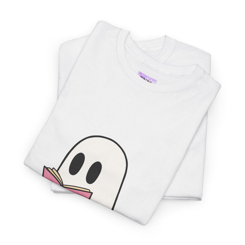 Ghost Book Unisex Heavy Cotton Tee