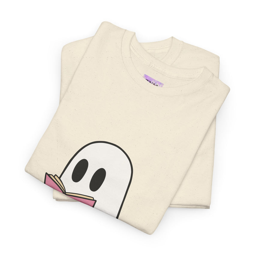 Ghost Book Unisex Heavy Cotton Tee