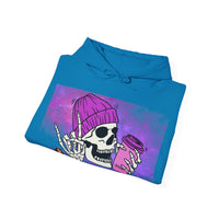 Skull and Cup - Unisex Heavy Blend™ Hooded Sweatshirt