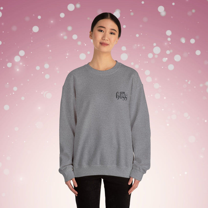 Embroidery Girl Boss Sweatshirt