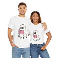 Ghost Book Unisex Heavy Cotton Tee