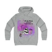 Mama Needs Coffee Girlie College Hoodie