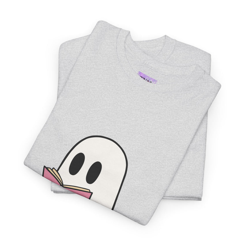 Ghost Book Unisex Heavy Cotton Tee