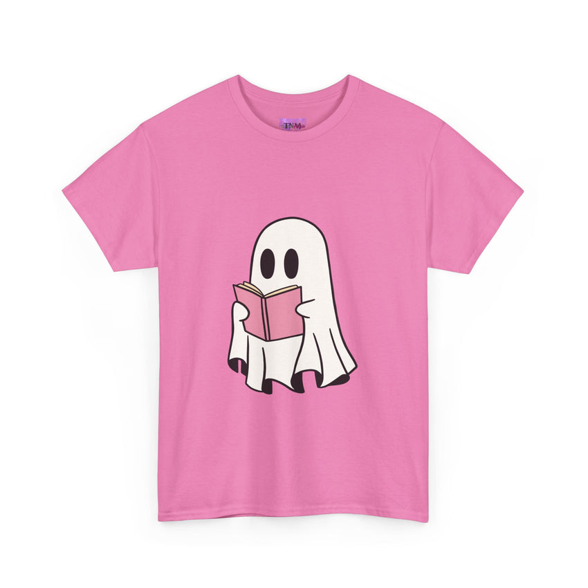 Ghost Book Unisex Heavy Cotton Tee