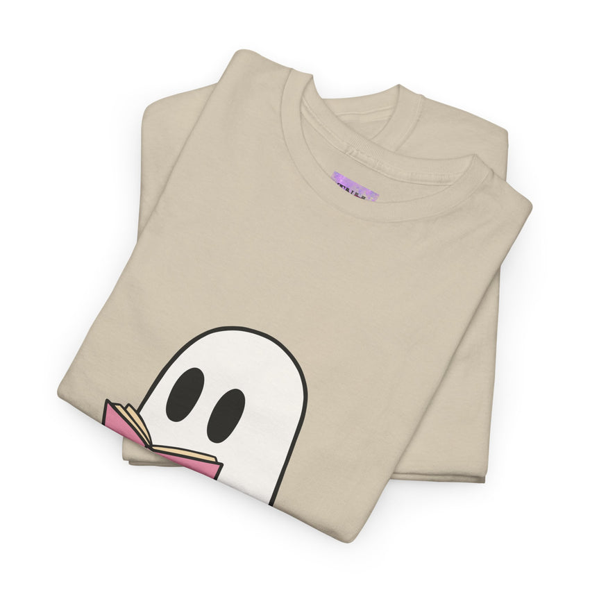 Ghost Book Unisex Heavy Cotton Tee