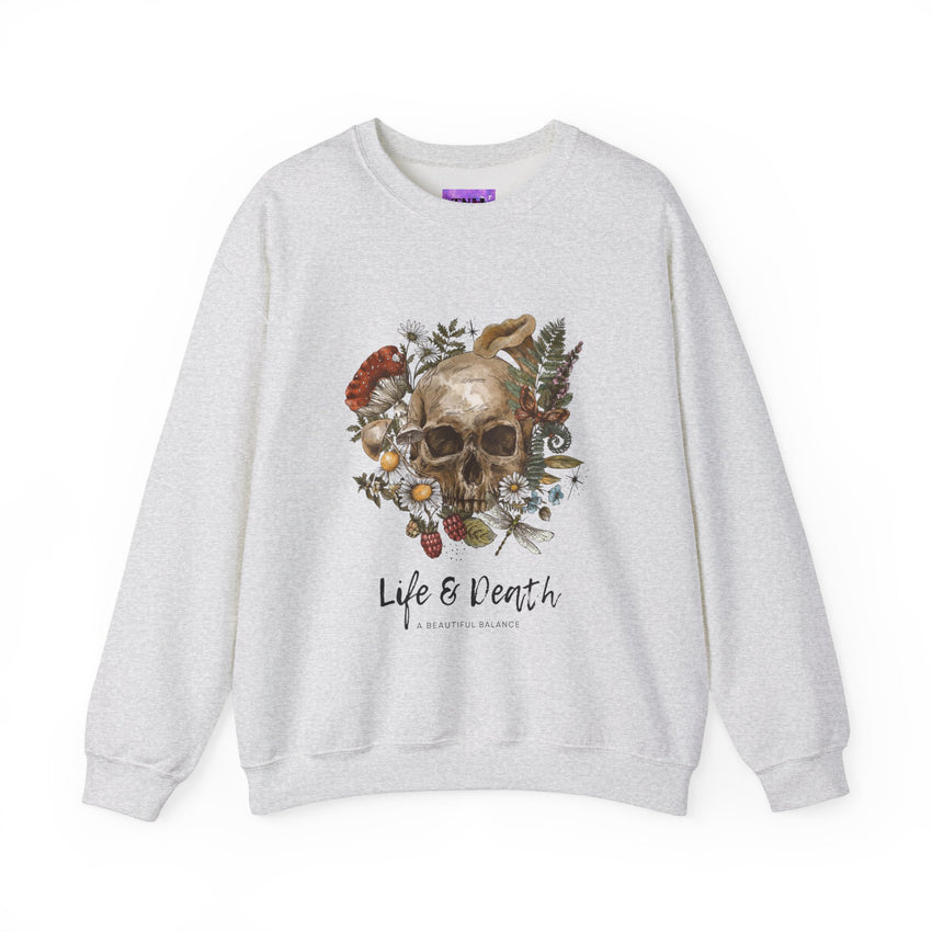 Life & Death Classic Crewneck – Stylish ComfortDiscover pure comfort with the Life & Death Classic Crewneck, a 50/50 cotton-polyester blend, perfect for cozy warmth and enduring style.