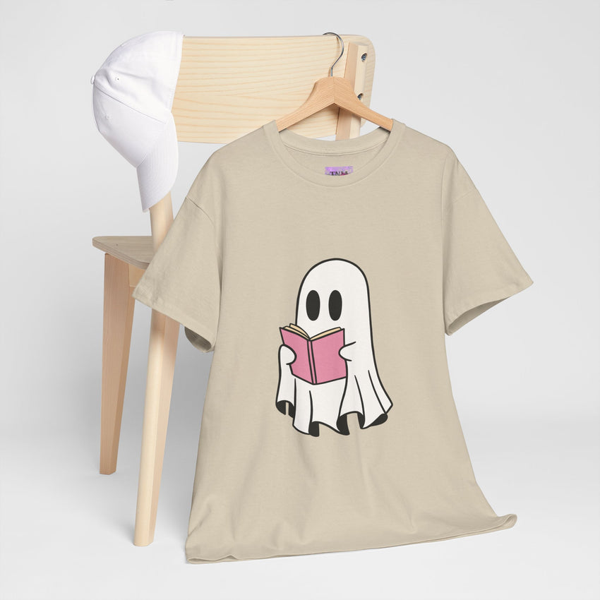 Ghost Book Unisex Heavy Cotton Tee