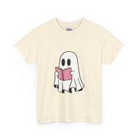 Ghost Book Unisex Heavy Cotton Tee