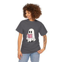 Ghost Book Unisex Heavy Cotton Tee