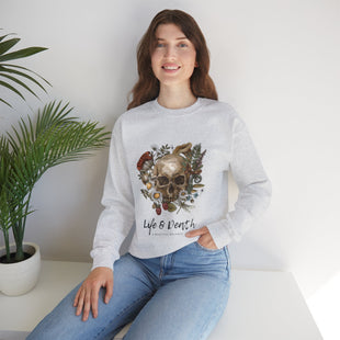 Life & Death Classic Crewneck – Stylish ComfortDiscover pure comfort with the Life & Death Classic Crewneck, a 50/50 cotton-polyester blend, perfect for cozy warmth and enduring style.