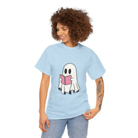 Ghost Book Unisex Heavy Cotton Tee