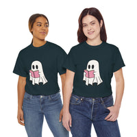 Ghost Book Unisex Heavy Cotton Tee