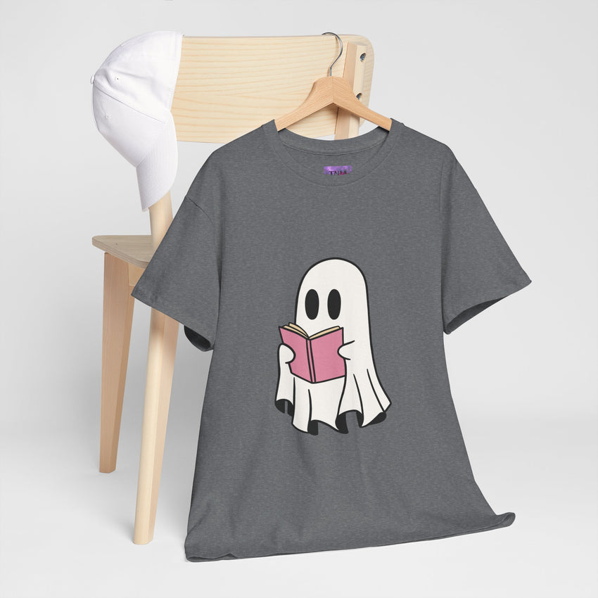 Ghost Book Unisex Heavy Cotton Tee