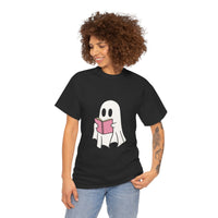 Ghost Book Unisex Heavy Cotton Tee