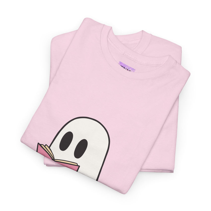 Ghost Book Unisex Heavy Cotton Tee