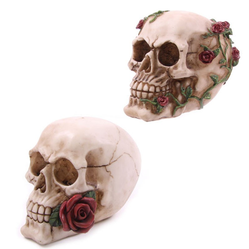 Skull with Roses - Random Design