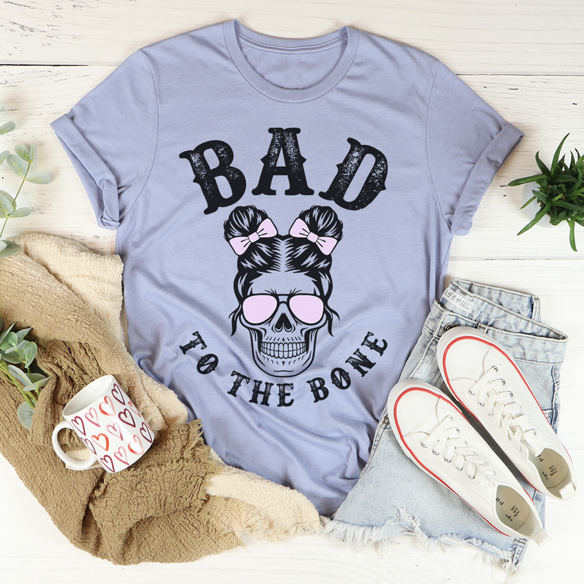 Bad To The Bone Cute Skull T-Shirt