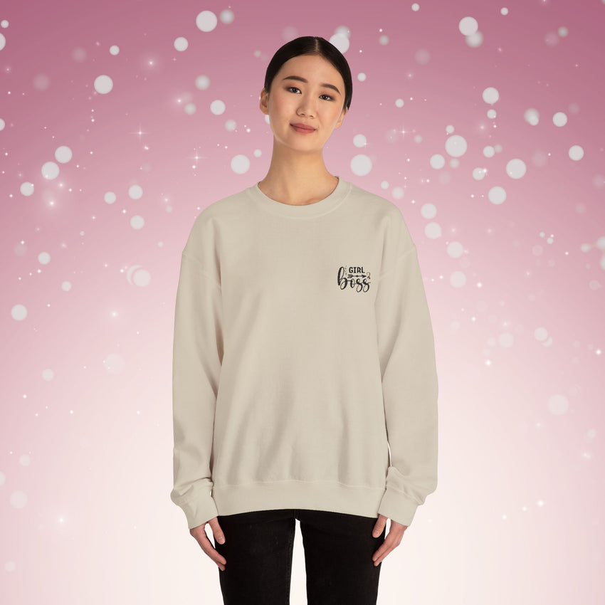 Embroidery Girl Boss Sweatshirt