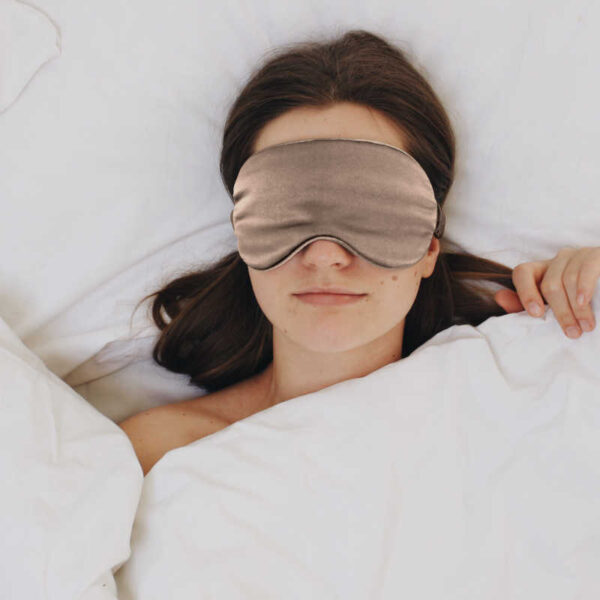 SilkSein Beige Silk Sleep Mask