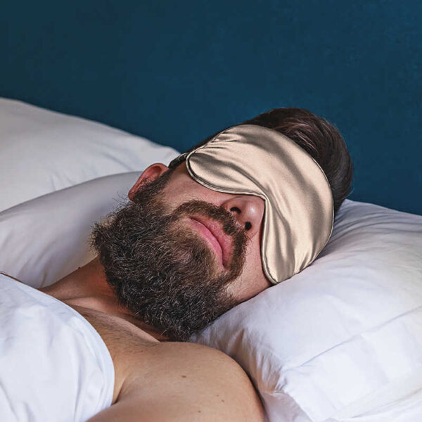 SilkSein Beige Silk Sleep Mask