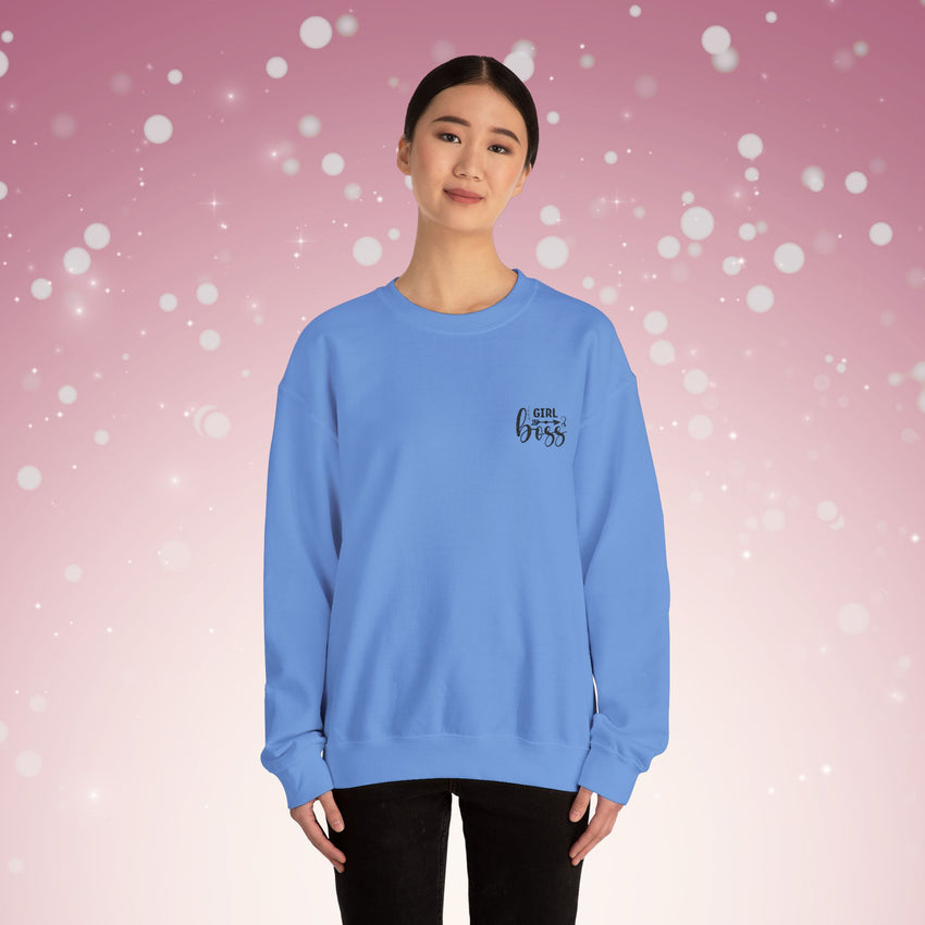 Embroidery Girl Boss Sweatshirt