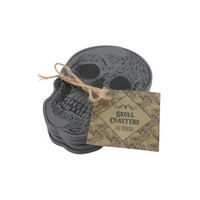 Set Of 4 Skull Coasters