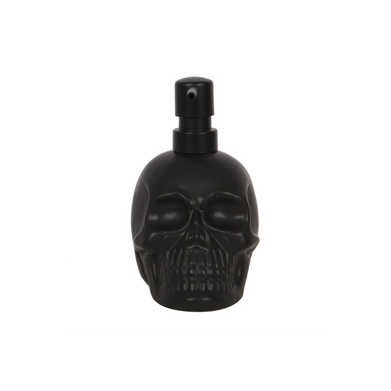 Black Skull Soap Dispenser