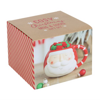 Santa Mug and Socks Set