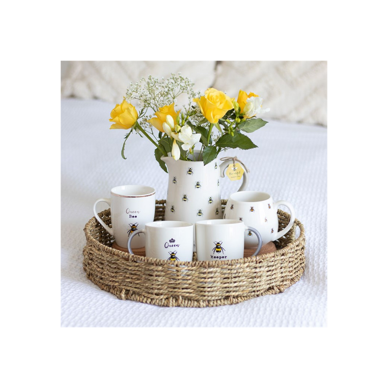 Queen Bee and Bee Keeper Mug Set