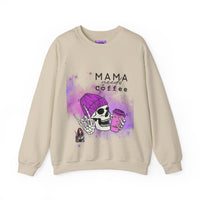 Mama Needs Coffee - Heavy Blend™ Crewneck SweatshirtS M L XL 2XL 3XL 4XL Width, cm 50.80 55.90 60.96 66.04 71.12 76.20 81.28 Length, cm 68.58 71.12 73.66 76.20 78.74 81.28 83.82 Sleeve length (from center back), cm 85.09 87.63 90.17 92.71 95.25 97.79 100.