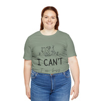 I Can’t, I’m Busy Unisex Jersey Short Sleeve TeeShow off your love for quiet moments with our I Can’t, I’m Busy Unisex Jersey Short Sleeve Tee. Perfect for book lovers and those who cherish their downtime, this tee features a playful illustration of a per