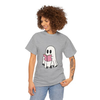 Ghost Book Unisex Heavy Cotton Tee