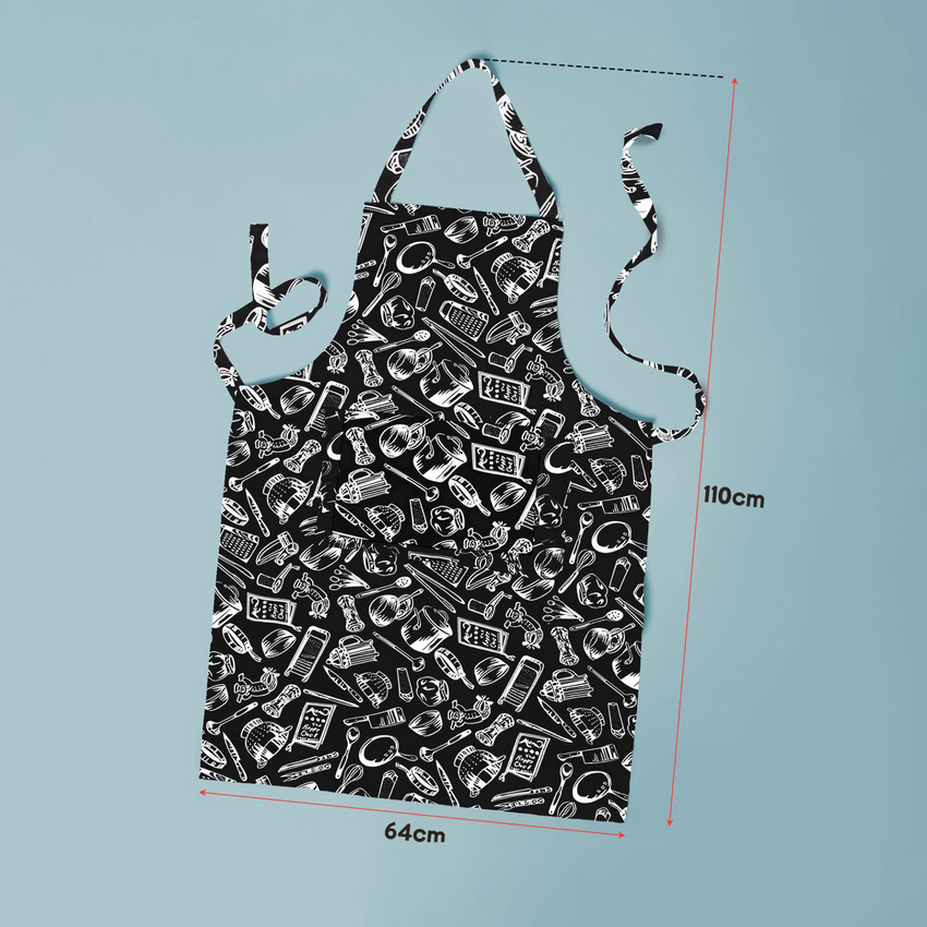 Cooking Customized Apron | Bib Apron & Pocket~ 5457