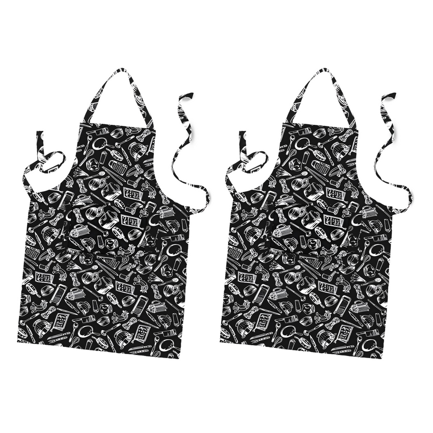 Cooking Customized Apron | Bib Apron & Pocket~ 5457