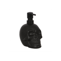 Black Skull Soap Dispenser