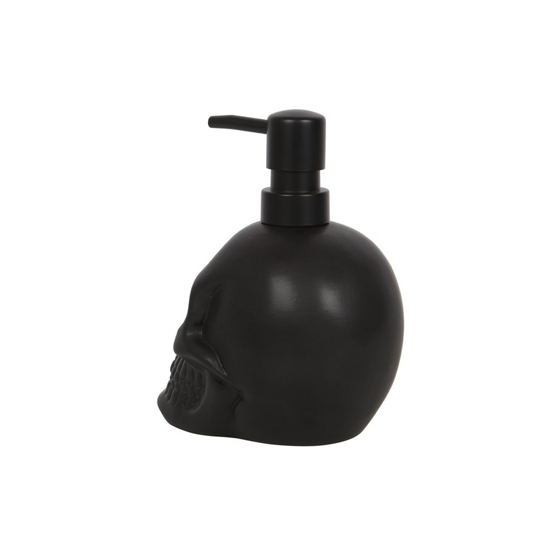 Black Skull Soap Dispenser