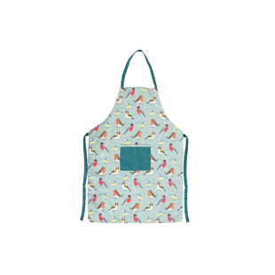 British Garden Birds Cotton Apron