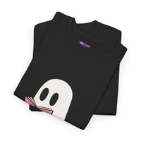 Ghost Book Unisex Heavy Cotton Tee