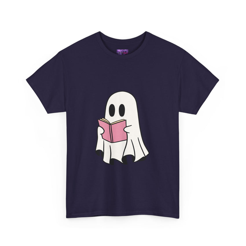 Ghost Book Unisex Heavy Cotton Tee