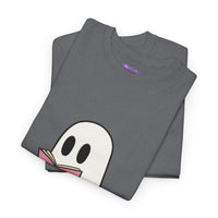 Ghost Book Unisex Heavy Cotton Tee