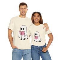 Ghost Book Unisex Heavy Cotton Tee