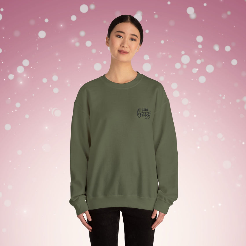 Embroidery Girl Boss Sweatshirt