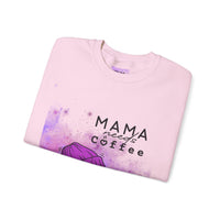 Mama Needs Coffee - Heavy Blend™ Crewneck SweatshirtS M L XL 2XL 3XL 4XL Width, cm 50.80 55.90 60.96 66.04 71.12 76.20 81.28 Length, cm 68.58 71.12 73.66 76.20 78.74 81.28 83.82 Sleeve length (from center back), cm 85.09 87.63 90.17 92.71 95.25 97.79 100.