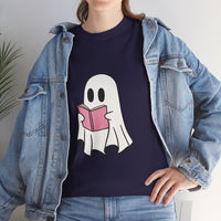 Ghost Book Unisex Heavy Cotton Tee