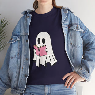 Ghost Book Unisex Heavy Cotton Tee